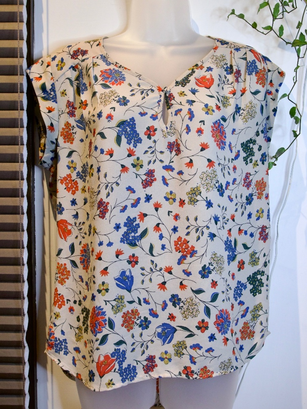 DR2 by Daniel Rainn Women's Short Sleeve Blouse
